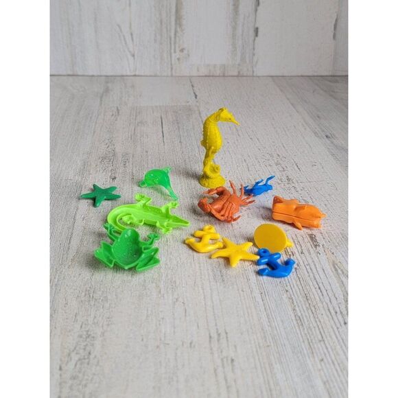 Aquatic animal sea variety toy set sea horse star fish anchor - Picture 6 of 6